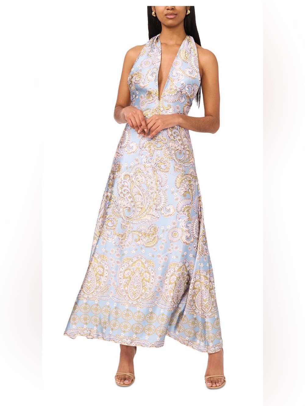 Parker Nia Satin Maxi Dress